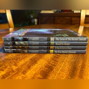 Hardy Boys Adventure Series Books - Set of 4 Paperback Books
